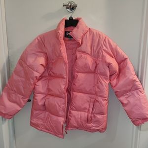 XL Pink Double Down Winter Jacket